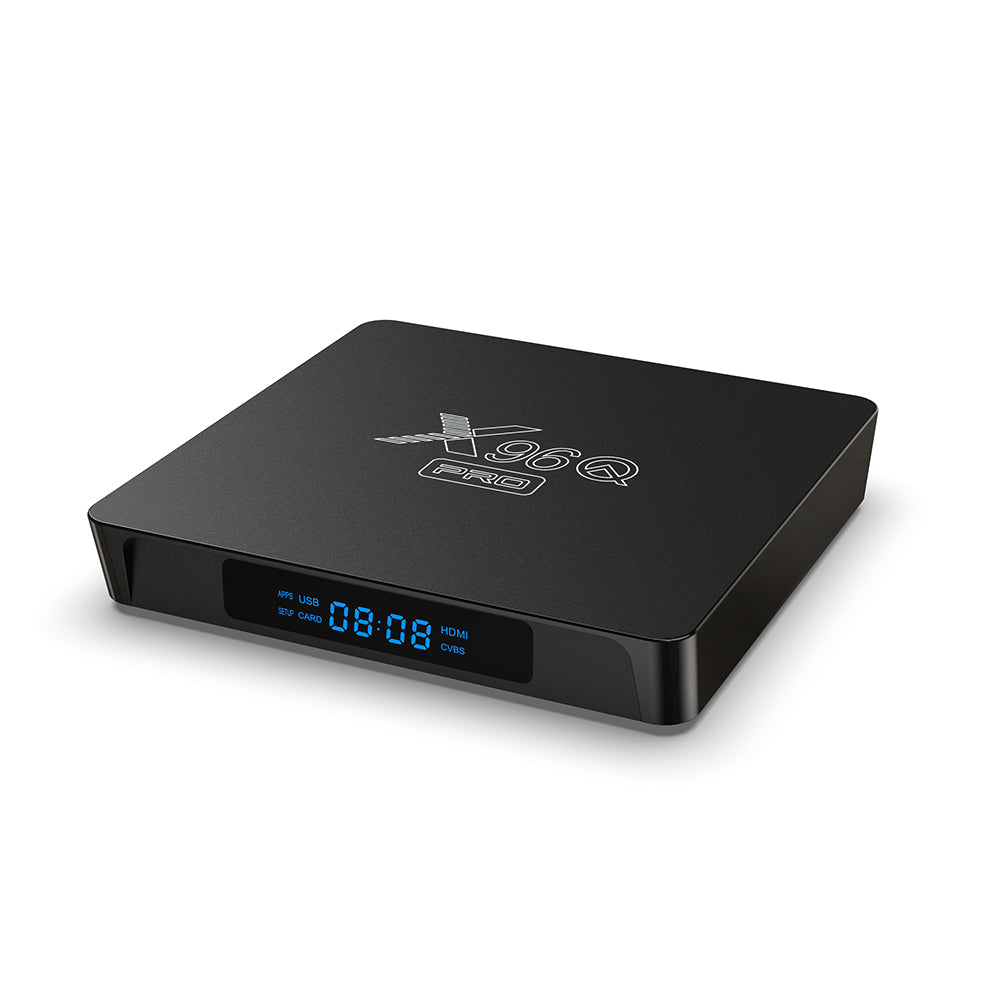 X96Q PRO Allwinner H313 Dual Wifi 2.4Gï¼†5G TV Box Android 10.0 4K Quad Core HD Set Top Box [2G + 16G]