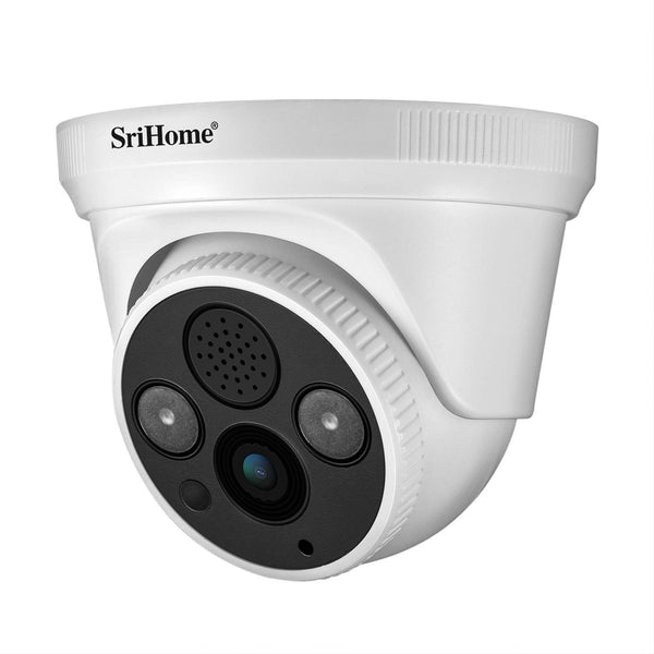SRIHOME SH030 3.0MP Dome IP Camera H.265 Security CCTV WiFi Camera Mobile Remote View Two Way Audio Alarm Push ONVIF Work On NVR