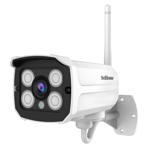 SRIHOME SH024 3.0MP Wireless IP Camera Smart Motion Detection Outdoor Waterproof Surveillance Camera HD ONVIF Bullet WiFi Camera