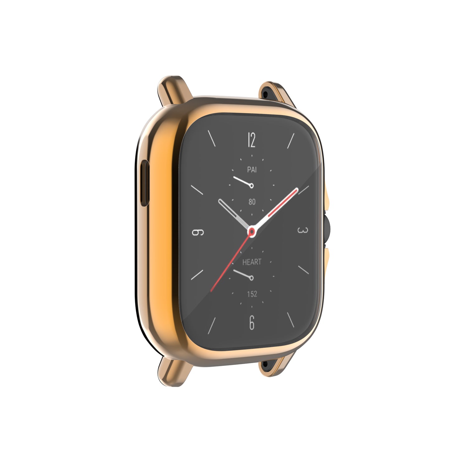 A1968 Electroplating TPU Smart Watch Protective Case Cover Frame for Amazfit GTS 2e/GTS 2