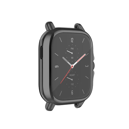 A1968 Electroplating TPU Smart Watch Protective Case Cover Frame for Amazfit GTS 2e/GTS 2