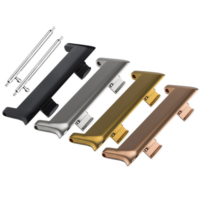 1 Pair Stainless Steel Connector Adapter Watch Band Accessories for Oppo Watch 2 46mm