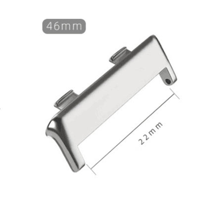 1 Pair Stainless Steel Connector Adapter Watch Band Accessories for Oppo Watch 2 46mm