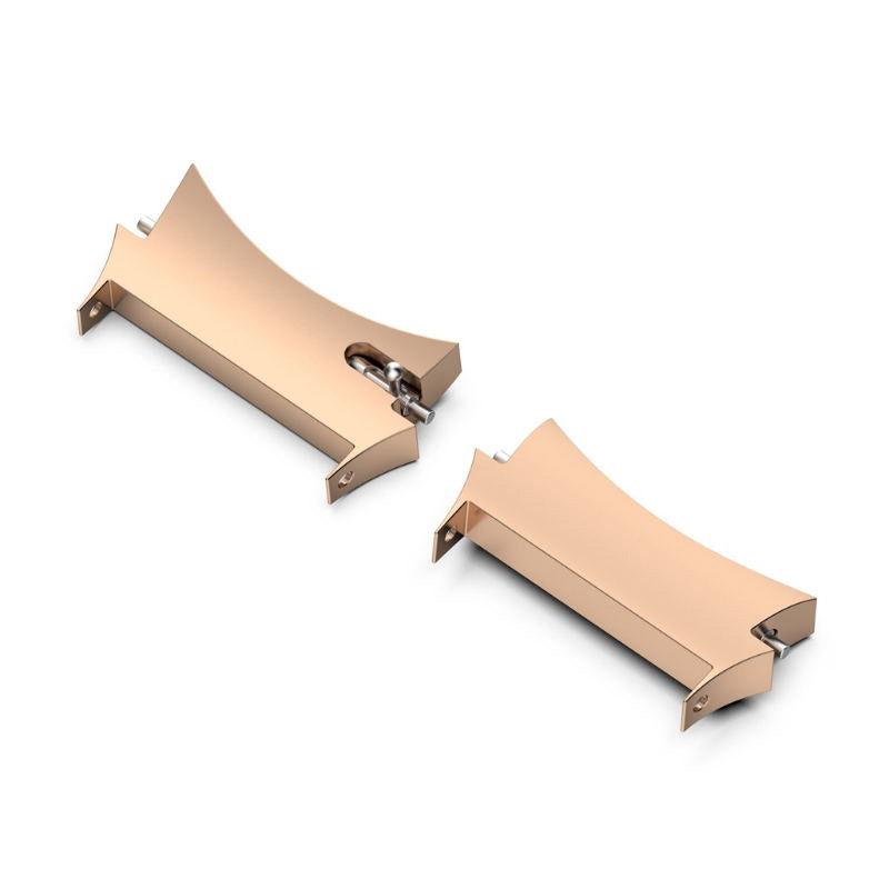 1 Pair 20mm Watch Strap Connector Stainless Steel Watchband Adapter for Samsung Galaxy Watch4 44mm 40mm / Galaxy Watch4 Classic 46mm 42mm
