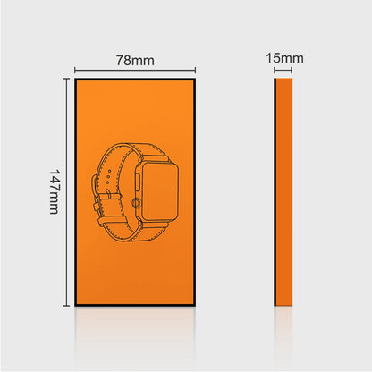 10Pcs/Set Universal Genuine Leather Watch Band Paper Pack Box Silicone Strap Package Case for Apple Watch