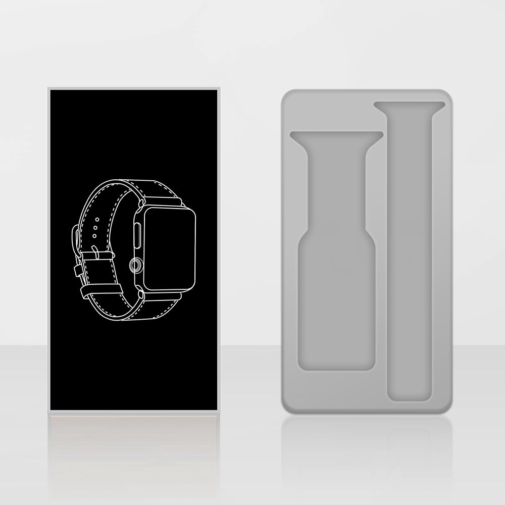 10Pcs/Set Universal Genuine Leather Watch Band Paper Pack Box Silicone Strap Package Case for Apple Watch