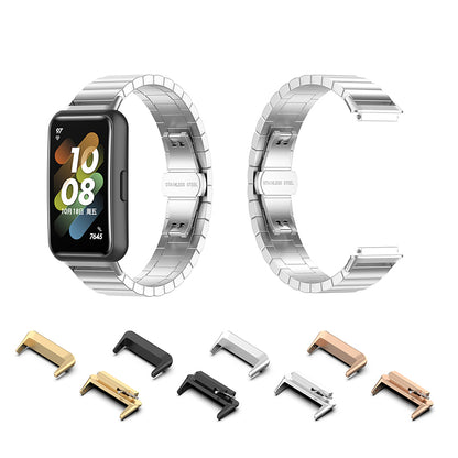 1 Pair Watch Band Adapter for Huawei Band 7, Stainless Steel Smart Watch Connector