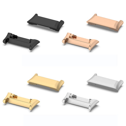 1 Pair Stainless Steel Watch Band Adapter for Oppo Watch Free, Watch Strap Connector Replacement