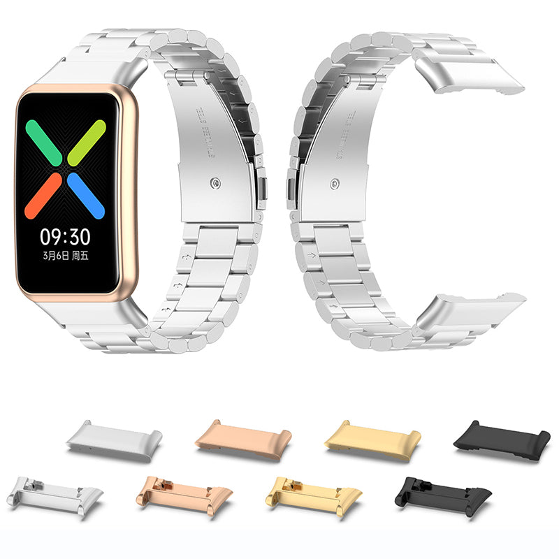 1 Pair Watch Band Adapter for Oppo Watch Free, Stainless Steel Watch Strap Connector Accessory