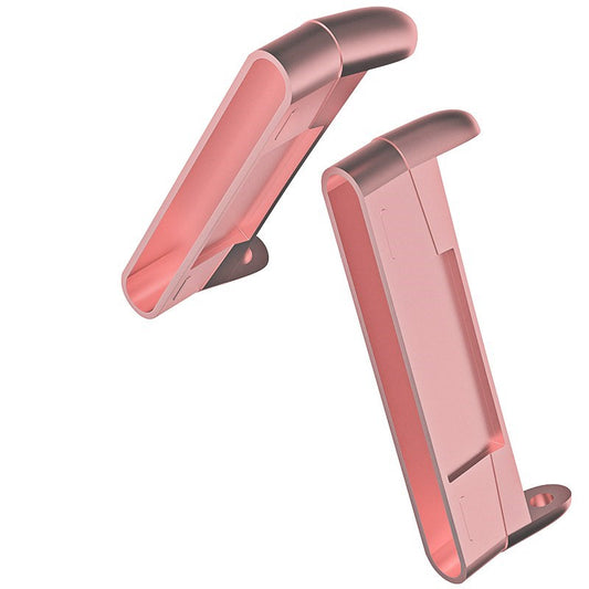 1 Pair Metal Watch Adapter for Fitbit Versa 4 / 3 / Fitbit Sense / Sense 2, Watch Band Replacement Connector Accessory