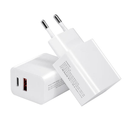 18W USB + Type-C Dual Ports Quick Charge Travel Charger