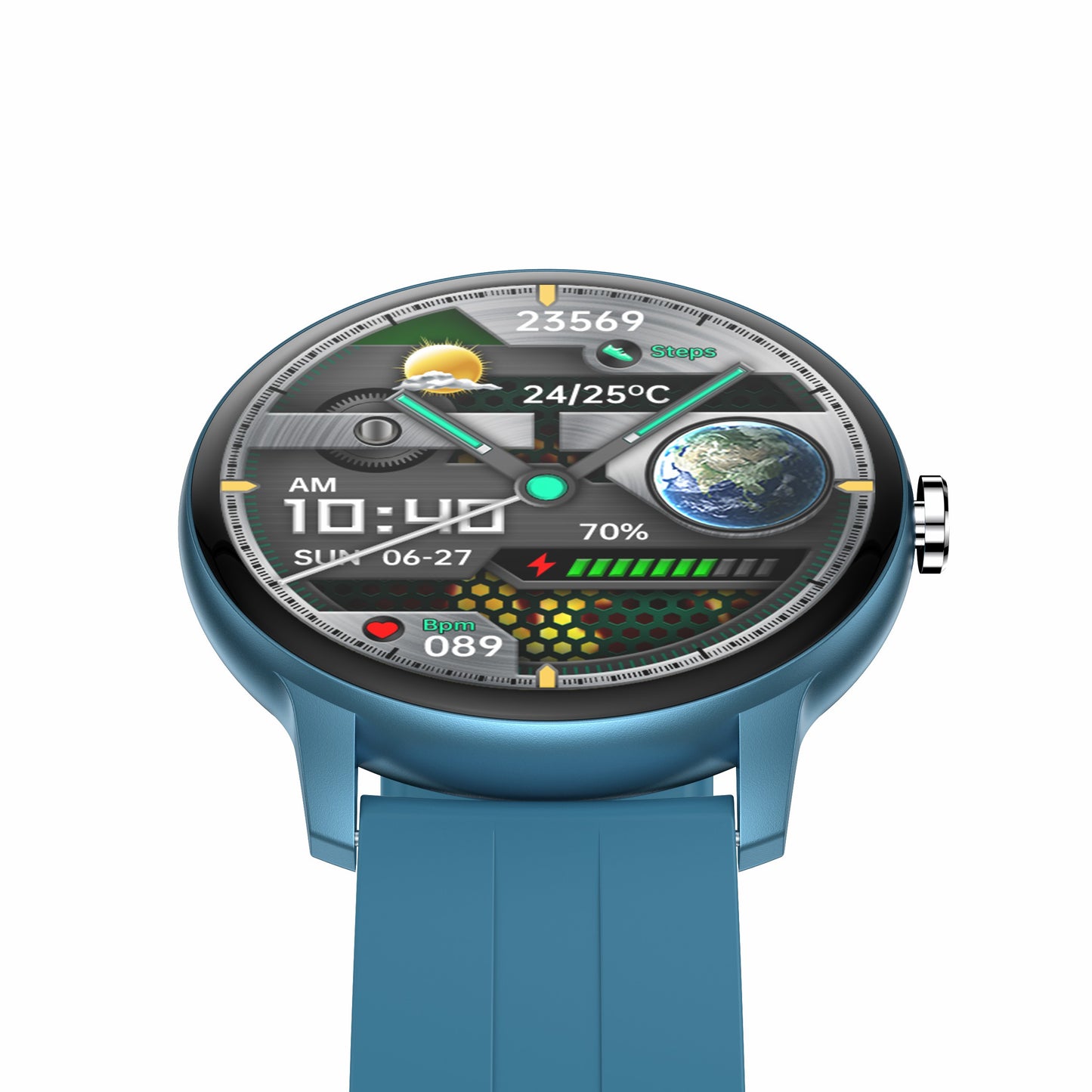 Z2 Smart Watch 1.3inch Round Screen Wristwatch Support Bluetooth Call Heart Rate Monitor
