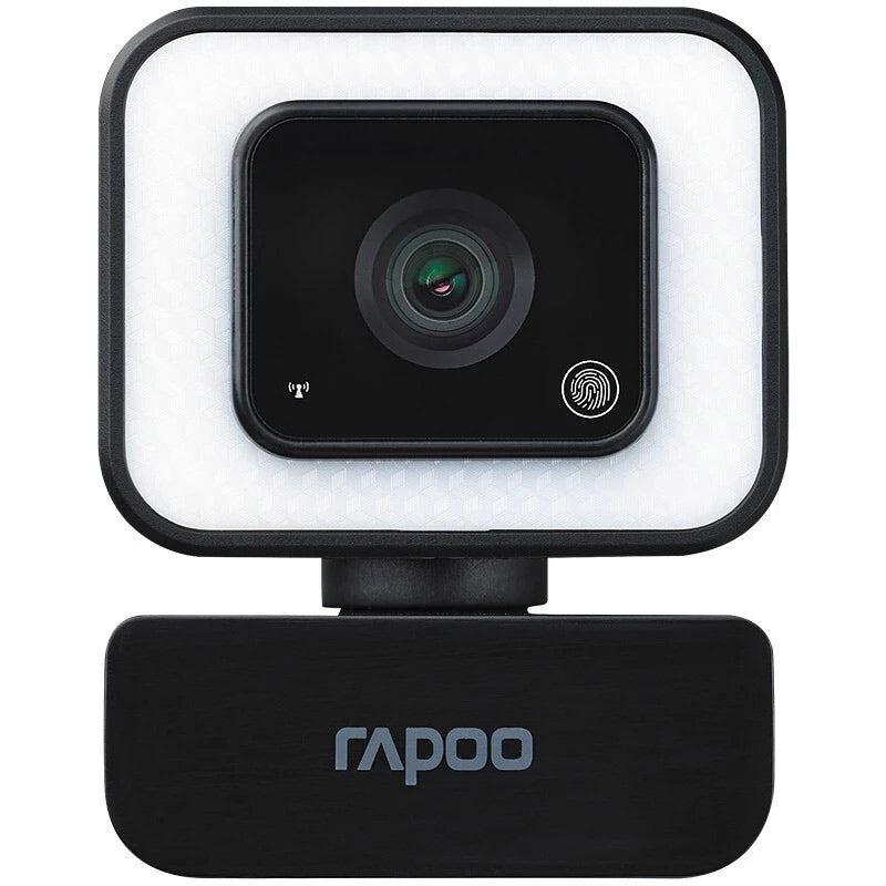 RAPOO C270L Webcam FHD 1080P with Fill Light and Microphone USB Plug Rotatable Mini Camera