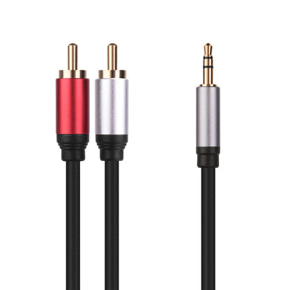 1.8m 3.5mm Male to Dual RCA Male Jack Audio Splitter Cable for Home Audio System