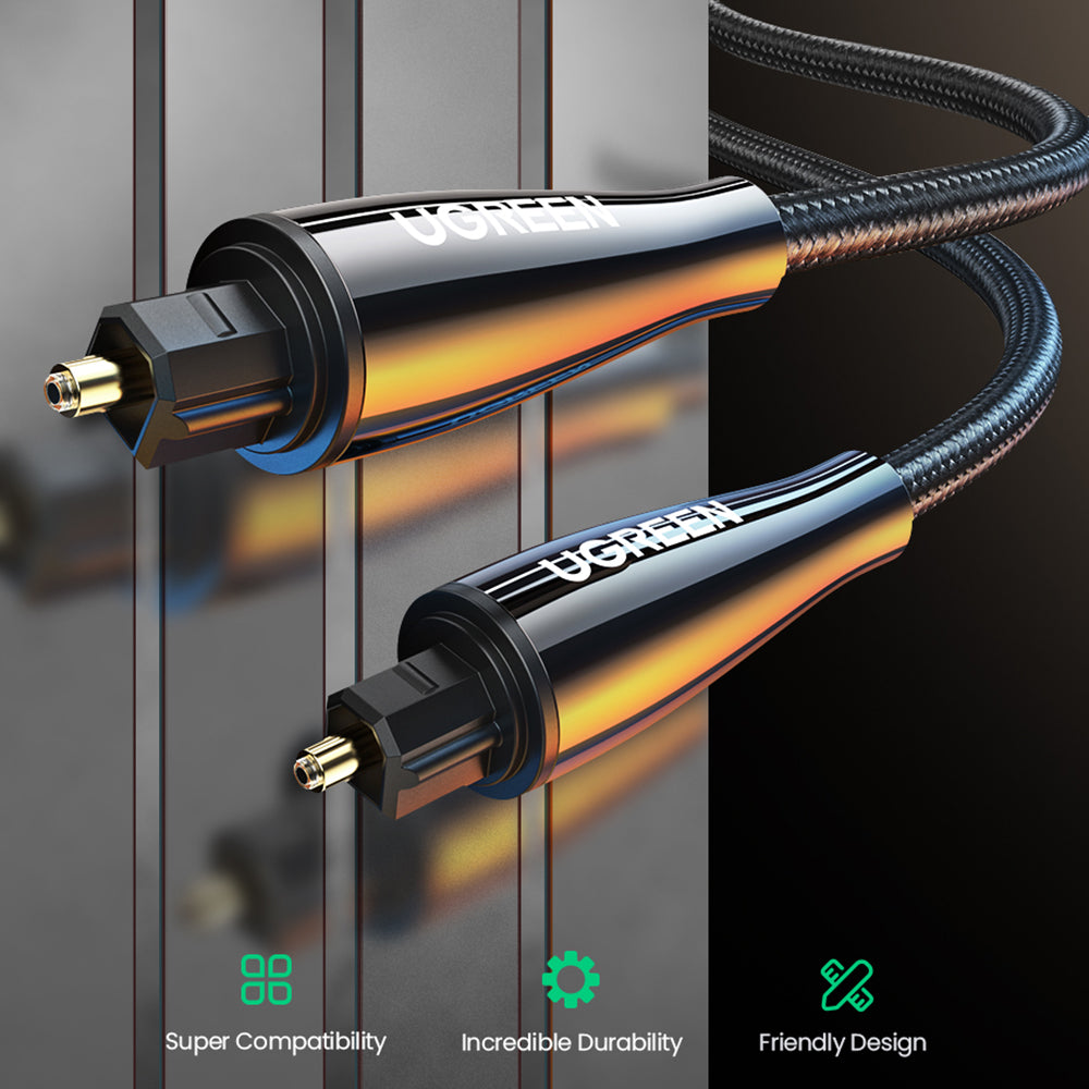 UGREEN 2m For Xbox 360 PS4 TV Box Home Theater SPDIF Toslink Digital Optical Audio Cable