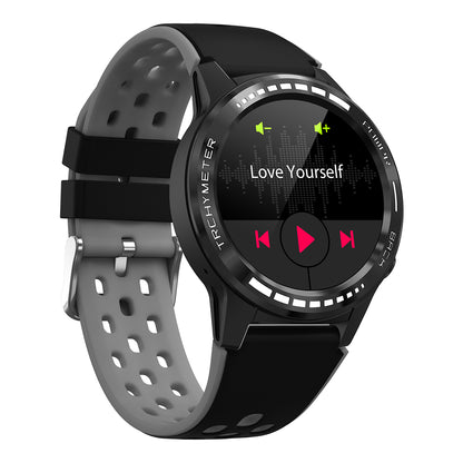 M7S GPS Smart Watch 1.3 inch IPS Screen Sports Bracelet IP67 Water-Resistant Health Watch with Heart Rate/Blood Pressure Monitoring Support Nano SIM Card