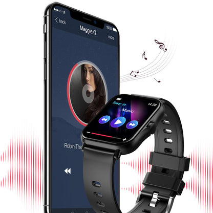 ST30 Breath Training Smart Watch 1.69 Inch Touch Screen Heart Rate Blood Pressure Blood Oxygen Fitness Tracker Wrist Watch