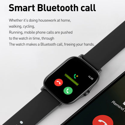 ST30 Breath Training Smart Watch 1.69 Inch Touch Screen Heart Rate Blood Pressure Blood Oxygen Fitness Tracker Wrist Watch