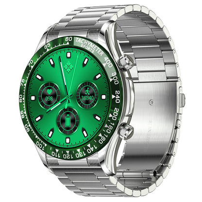 E18PRO Smart Watch 1.32'' Screen Health Fitness Tracker for Women and Men, Touchscreen Smartwatch with NFC, Heart Rate Tracking, Sleep Monitor (Steel Strap)