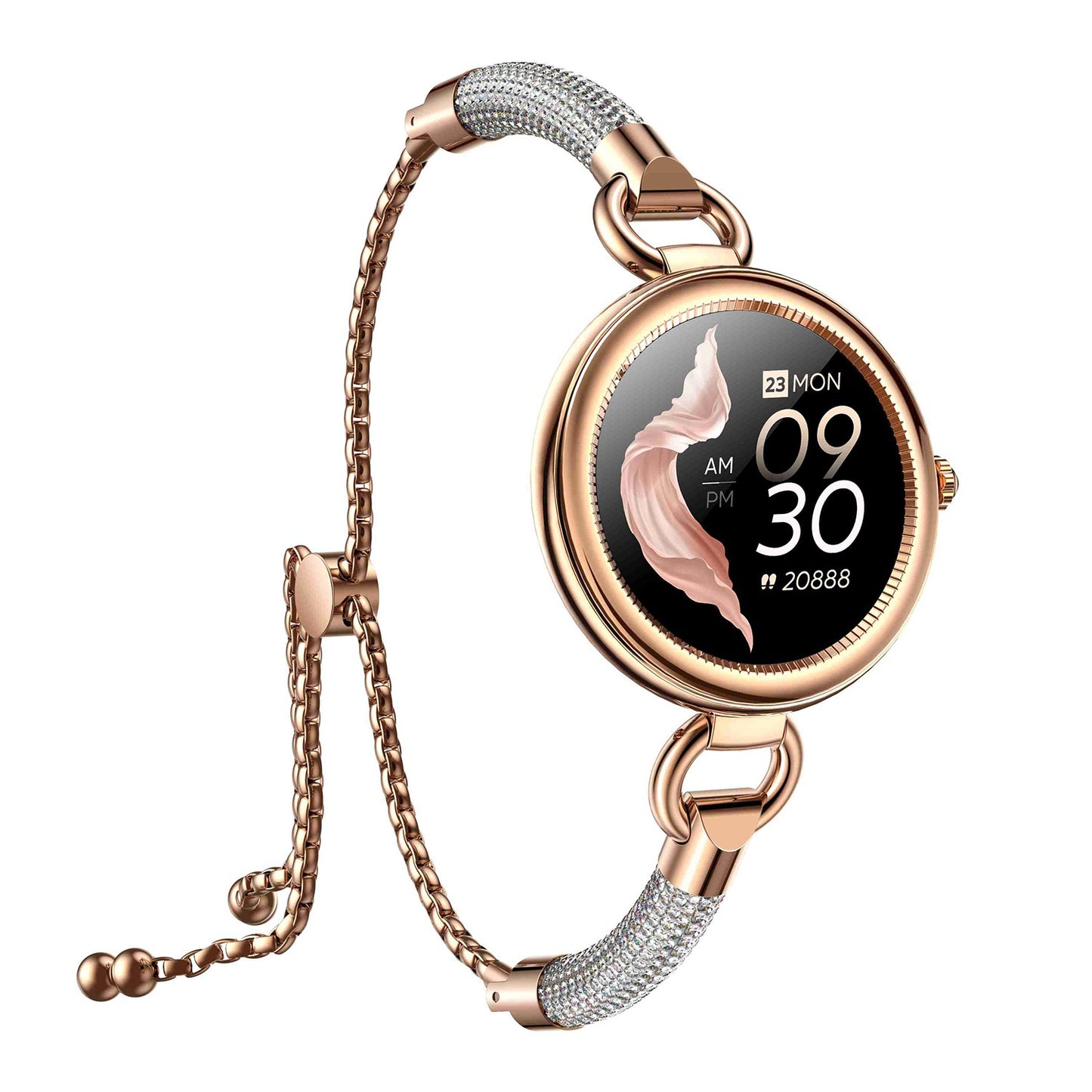 GT01 1.09-inch Women Physiological Smart Watch Health Wrist Watch with Heart Rate, Blood Pressure, and Blood Oxygen Monitoring IP68 Waterproof Sports Bracelet