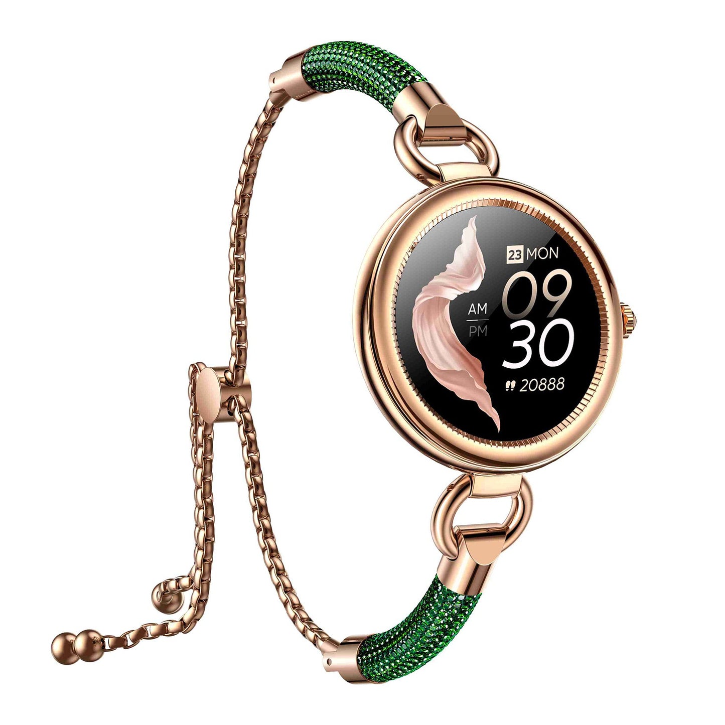 GT01 1.09-inch Women Physiological Smart Watch Health Wrist Watch with Heart Rate, Blood Pressure, and Blood Oxygen Monitoring IP68 Waterproof Sports Bracelet