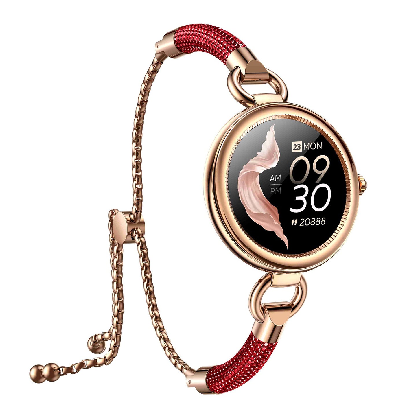 GT01 1.09-inch Women Physiological Smart Watch Health Wrist Watch with Heart Rate, Blood Pressure, and Blood Oxygen Monitoring IP68 Waterproof Sports Bracelet