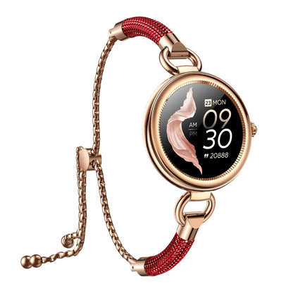 GT01 1.09-inch Women Physiological Smart Watch Health Wrist Watch with Heart Rate, Blood Pressure, and Blood Oxygen Monitoring IP68 Waterproof Sports Bracelet