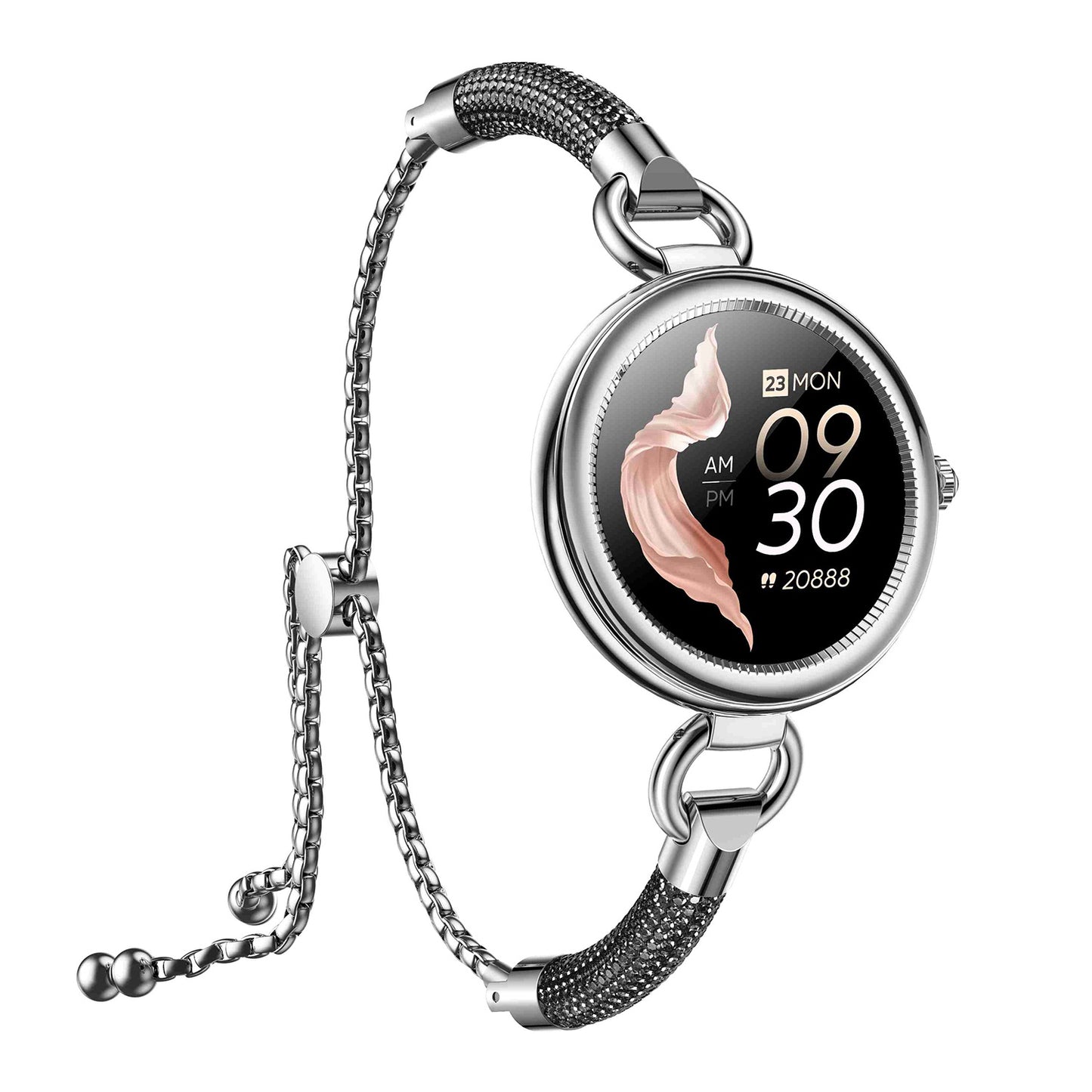 GT01 1.09-inch Women Physiological Smart Watch Health Wrist Watch with Heart Rate, Blood Pressure, and Blood Oxygen Monitoring IP68 Waterproof Sports Bracelet