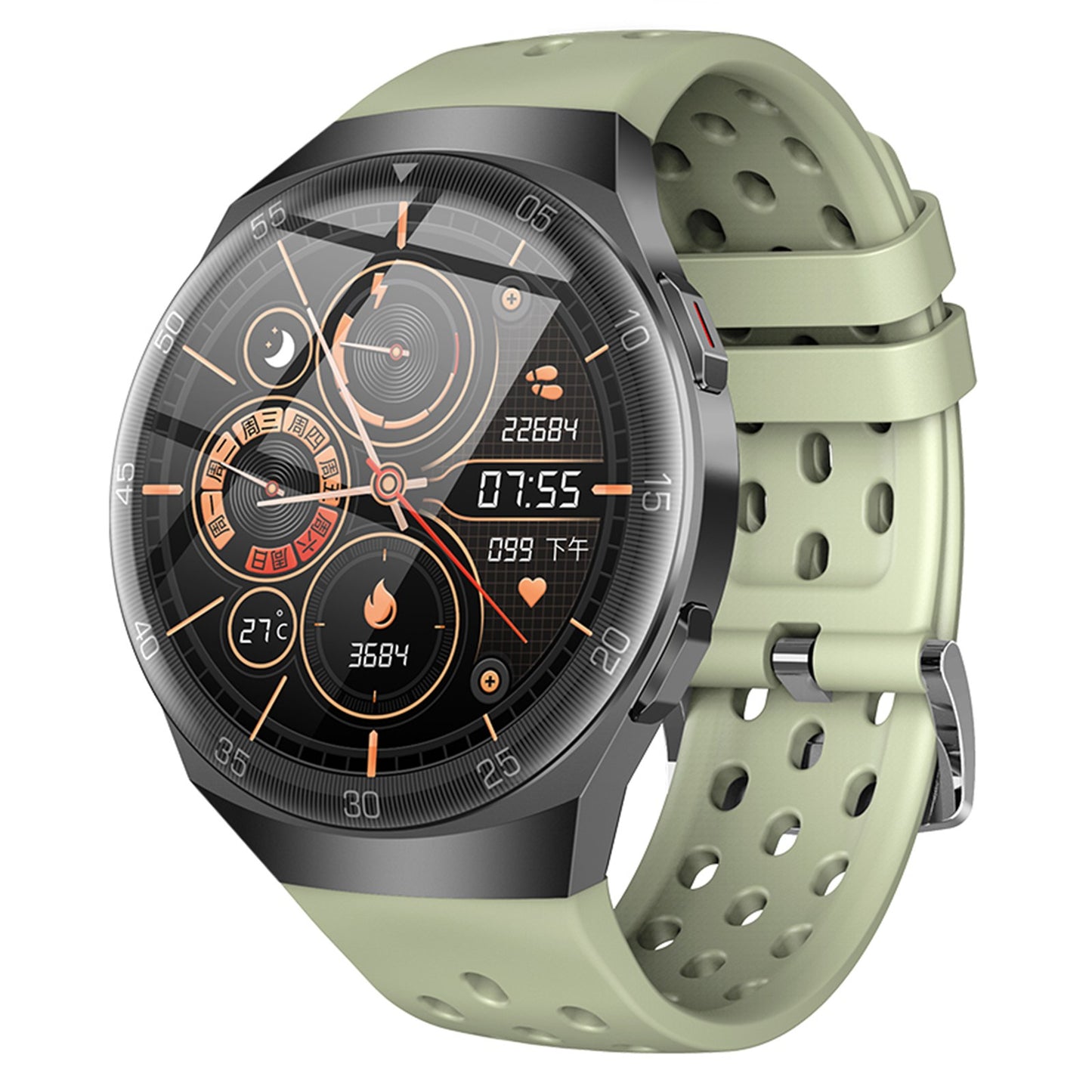 SENBONO MAX1 1.28 inch IPS Touch Screen Smart Watch Heart Rate Blood Oxygen Blood Pressure Monitoring IP67 Waterproof Sports Bracelet