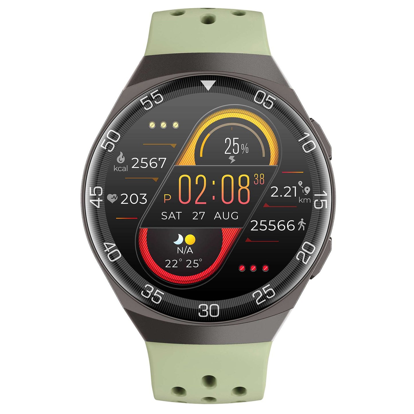 SENBONO MAX1 1.28 inch IPS Touch Screen Smart Watch Heart Rate Blood Oxygen Blood Pressure Monitoring IP67 Waterproof Sports Bracelet