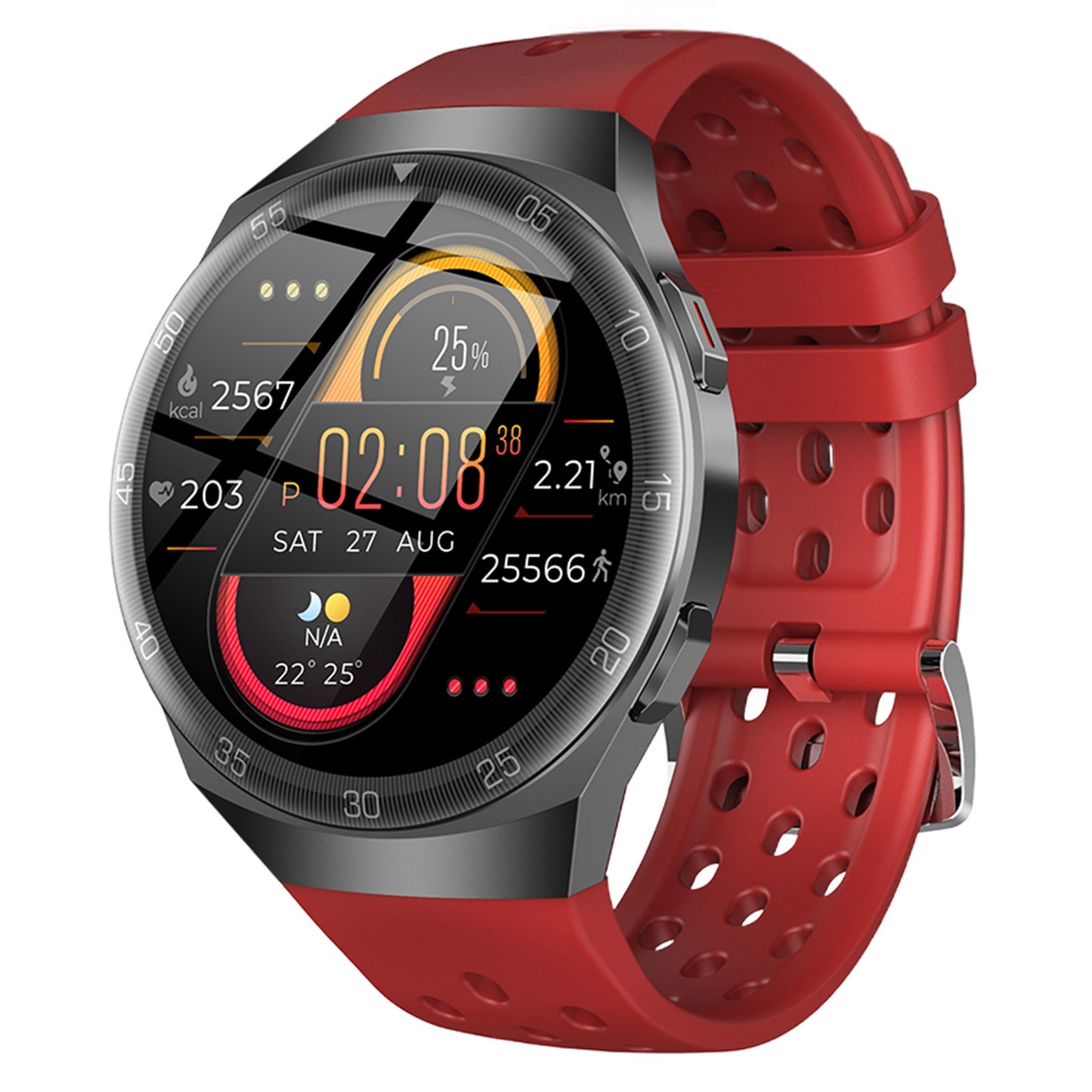 SENBONO MAX1 1.28 inch IPS Touch Screen Smart Watch Heart Rate Blood Oxygen Blood Pressure Monitoring IP67 Waterproof Sports Bracelet