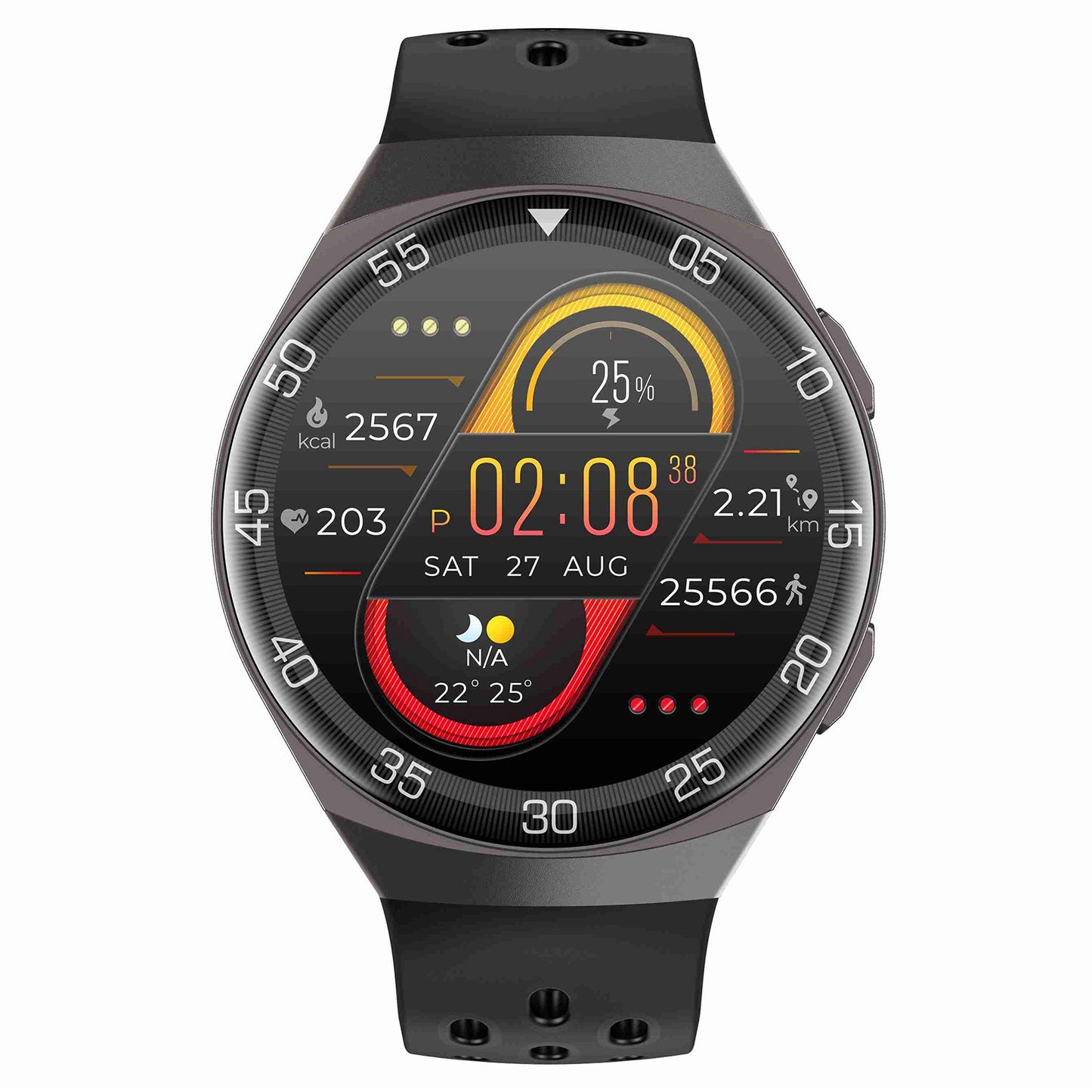 SENBONO MAX1 1.28 inch IPS Touch Screen Smart Watch Heart Rate Blood Oxygen Blood Pressure Monitoring IP67 Waterproof Sports Bracelet