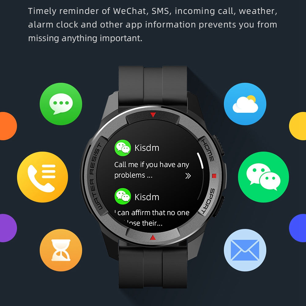 MIBRO X1 Smart Watch 5ATM Waterproof Fitness Sport Watch Blood Oxygen Heart Rate Monitor (Global Version)