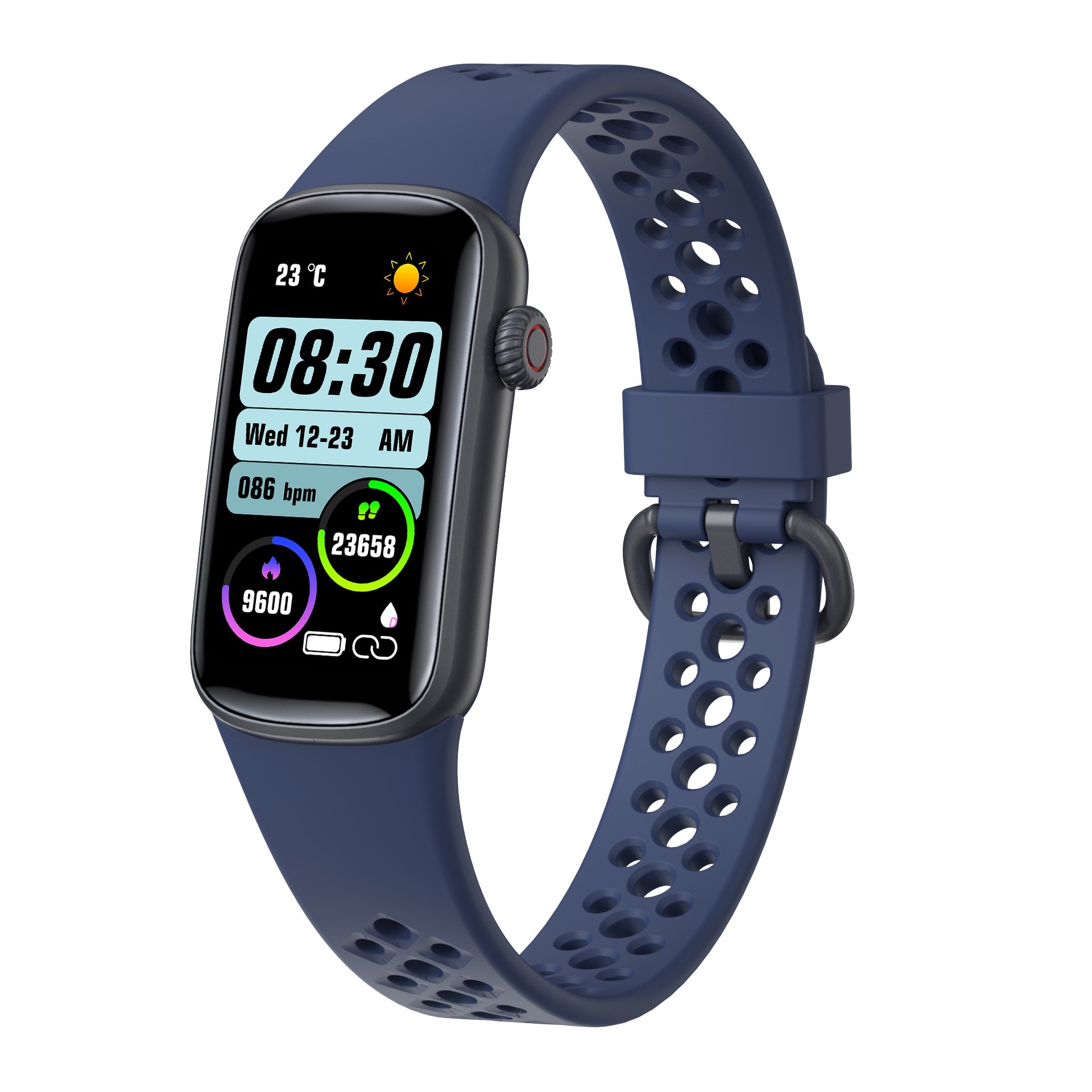 H91 1.47 inch HD Screen Smart Watch Multi-Sport Mode Fitness Bracelet Waterproof Health Watch with Heart Rate / Blood Oxygen Monitoring