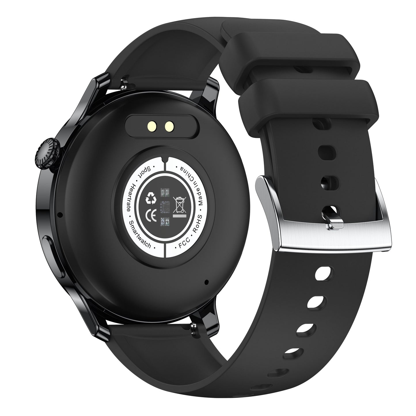 S46 1.28-inch TFT Round Screen Smart Watch Bluetooth Call Full Touch Music Bracelet Multi-Sport Mode Fitness Watch for Men and Women