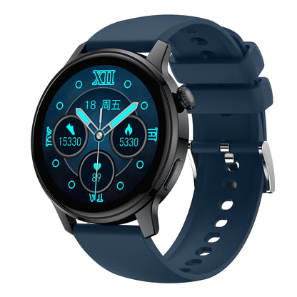S46 1.28-inch TFT Round Screen Smart Watch Bluetooth Call Full Touch Music Bracelet Multi-Sport Mode Fitness Watch for Men and Women