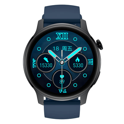 S46 1.28-inch TFT Round Screen Smart Watch Bluetooth Call Full Touch Music Bracelet Multi-Sport Mode Fitness Watch for Men and Women