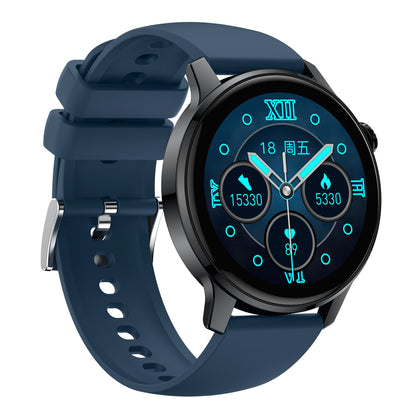 S46 1.28-inch TFT Round Screen Smart Watch Bluetooth Call Full Touch Music Bracelet Multi-Sport Mode Fitness Watch for Men and Women