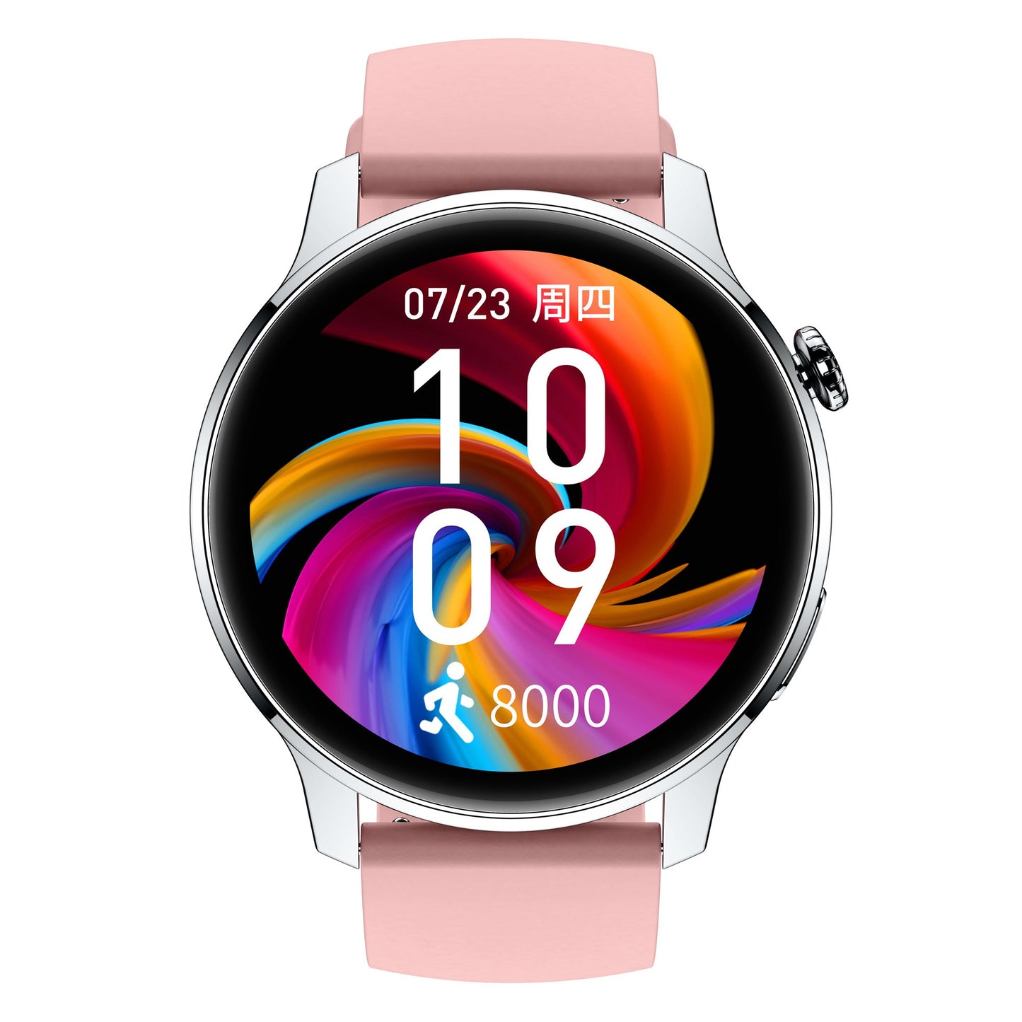 S46 1.28-inch TFT Round Screen Smart Watch Bluetooth Call Full Touch Music Bracelet Multi-Sport Mode Fitness Watch for Men and Women