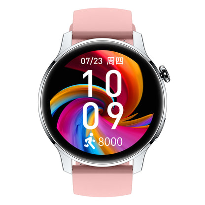 S46 1.28-inch TFT Round Screen Smart Watch Bluetooth Call Full Touch Music Bracelet Multi-Sport Mode Fitness Watch for Men and Women