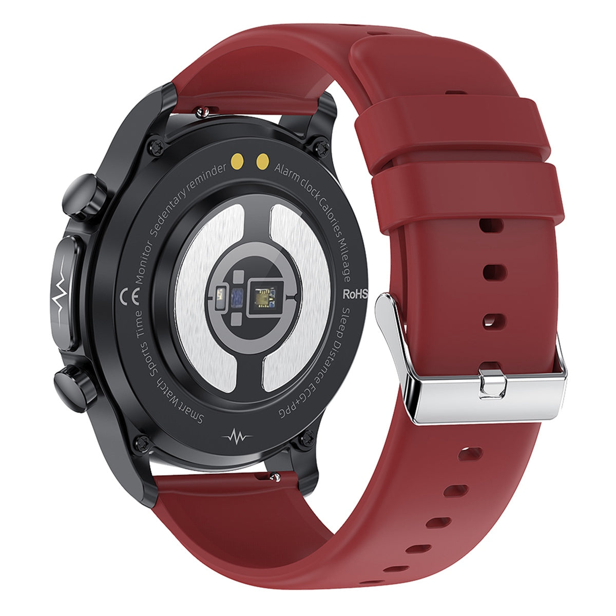 E400 1.39" Touch Screen HD Smart Bracelet Water Resistant Sports Watch ECG+PPG Health Watch with Body Temperature and Blood Oxygen Monitoring (TPU Strap)