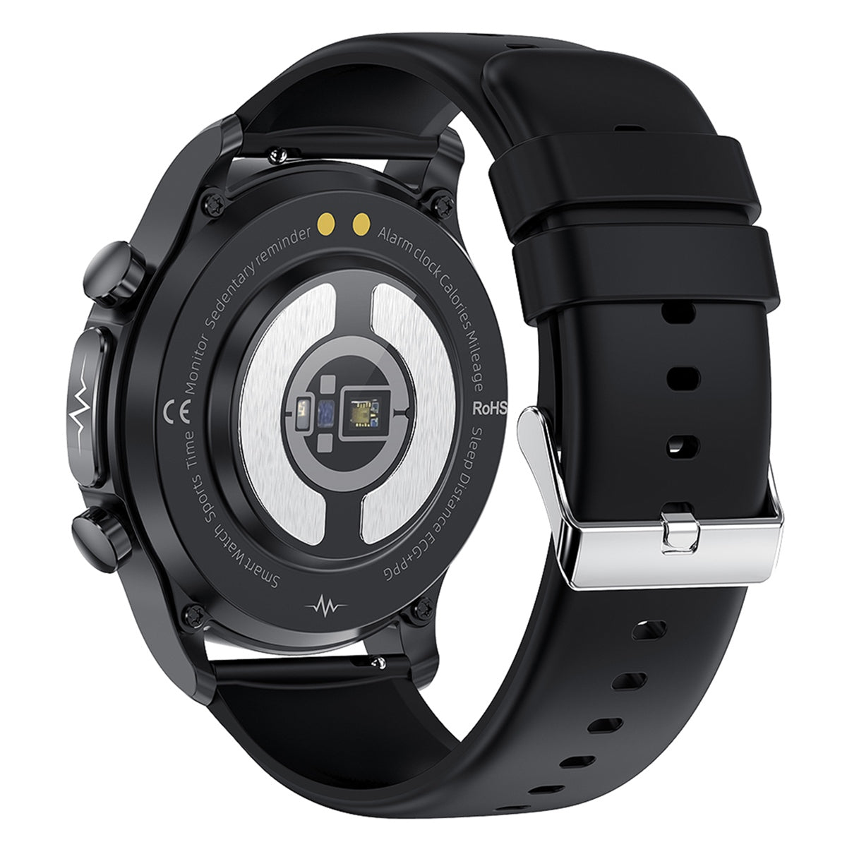 E400 1.39" Touch Screen HD Smart Bracelet Water Resistant Sports Watch ECG+PPG Health Watch with Body Temperature and Blood Oxygen Monitoring (TPU Strap)