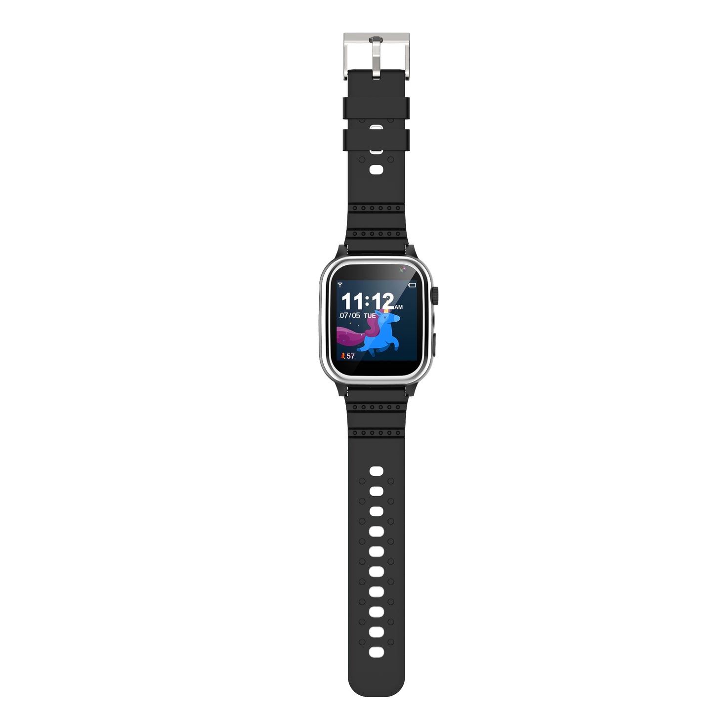 D02T 1.44 inch HD Touch Screen Smart Watch with 26 Mini Games Silicone Strap Electric Bracelet for Kids