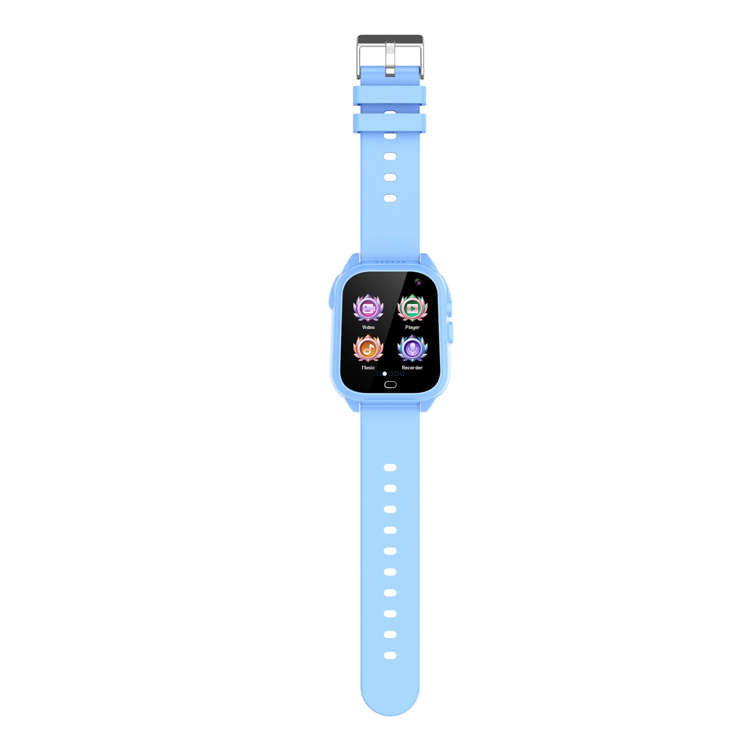 D05 Kids Smart Watch with Silicone Strap, 1.44 inch HD Touch Screen Electric Bracelet Built-in 26 Mini Games