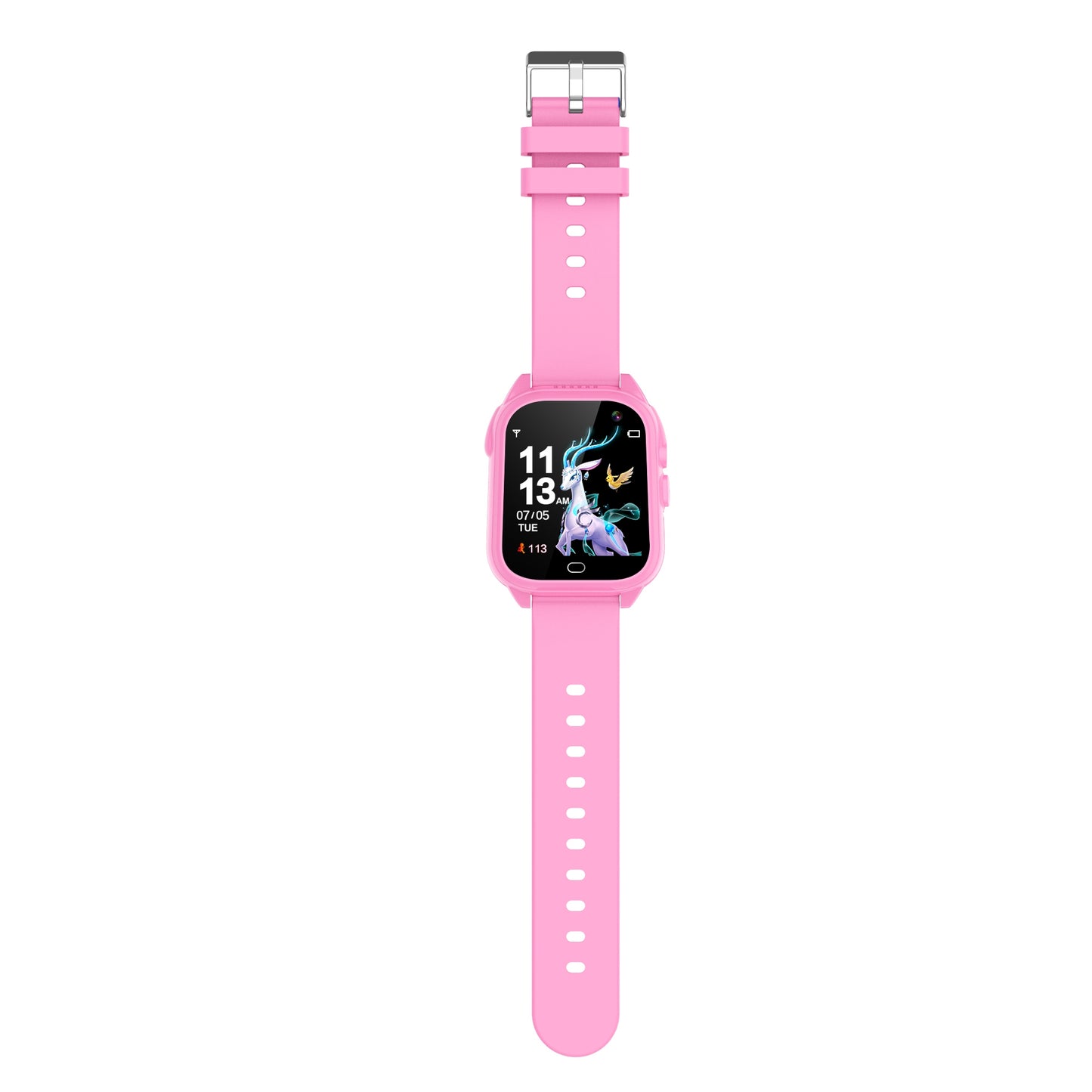D05 Kids Smart Watch with Silicone Strap, 1.44 inch HD Touch Screen Electric Bracelet Built-in 26 Mini Games