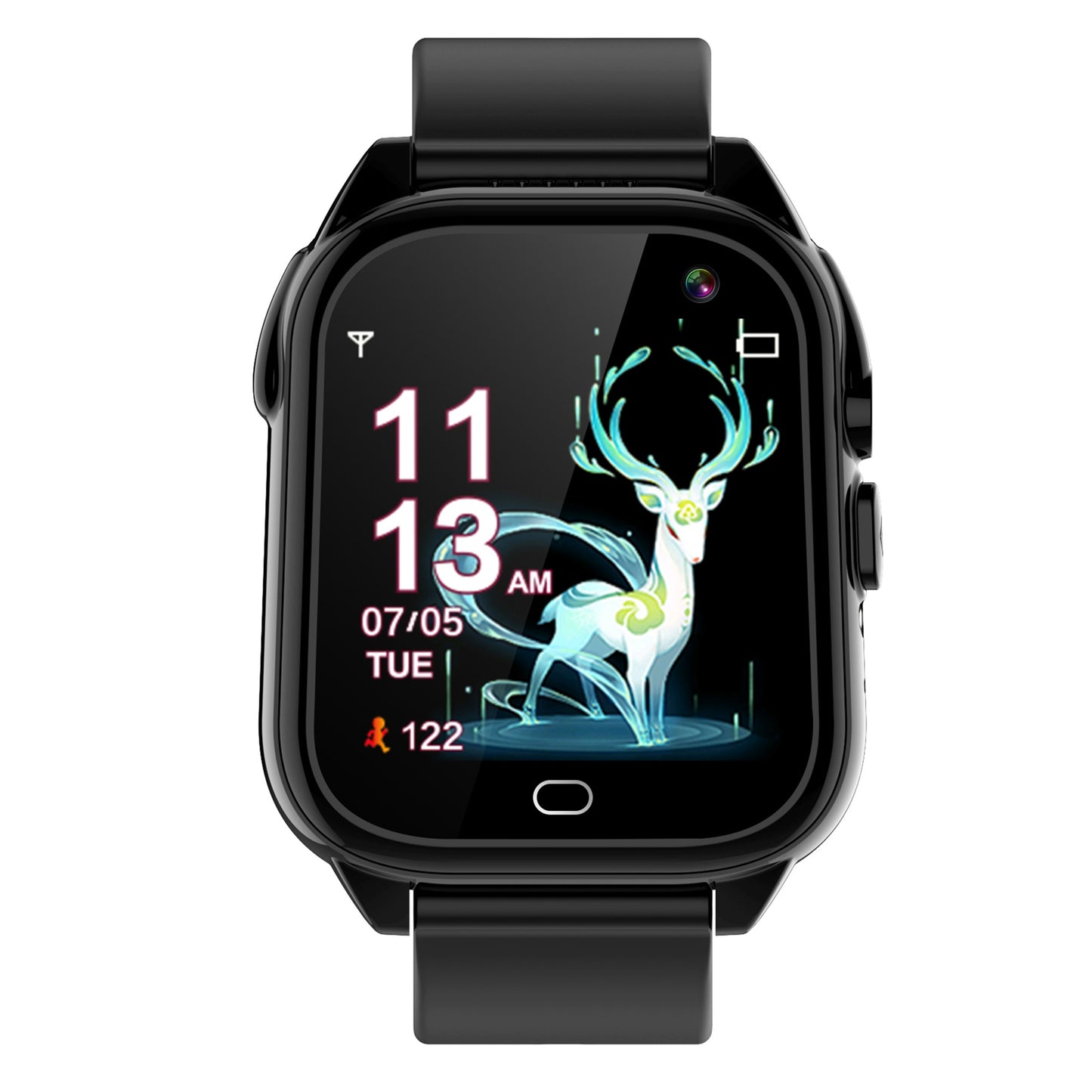 D05 Kids Smart Watch with Silicone Strap, 1.44 inch HD Touch Screen Electric Bracelet Built-in 26 Mini Games