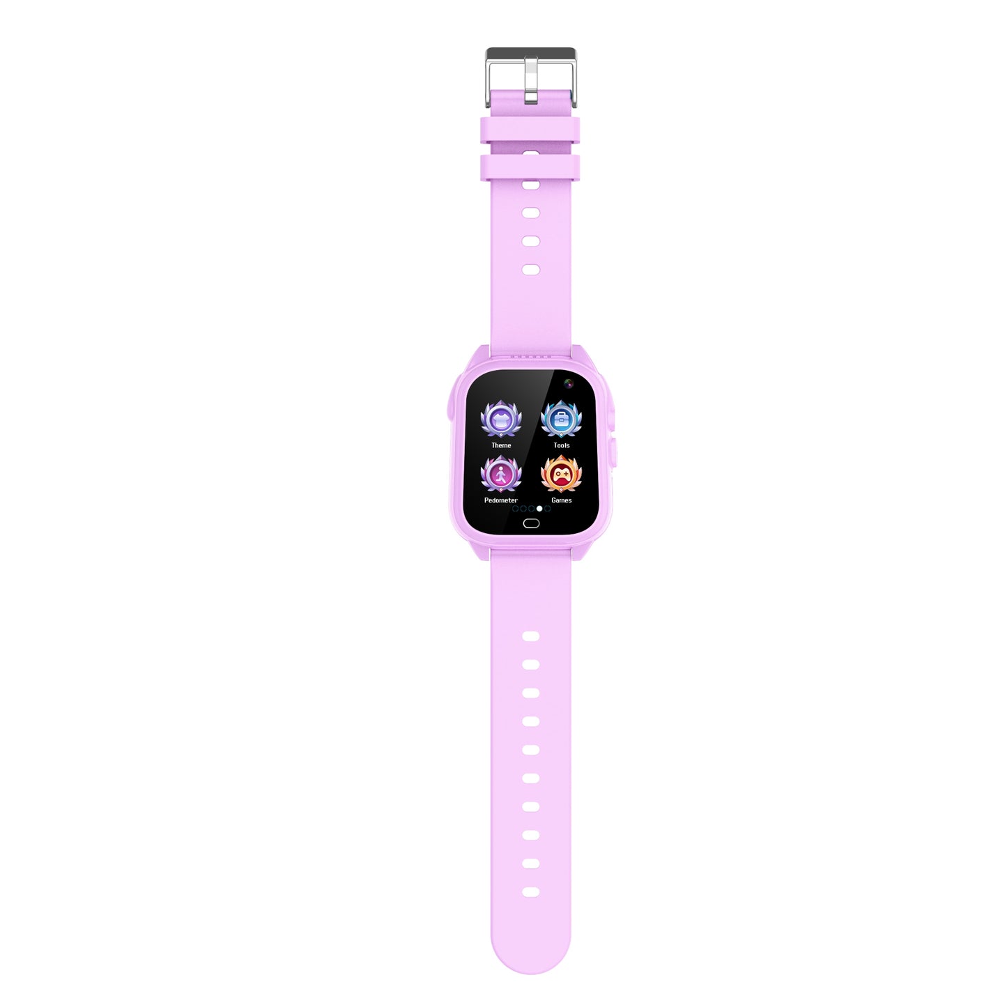 D05 Kids Smart Watch with Silicone Strap, 1.44 inch HD Touch Screen Electric Bracelet Built-in 26 Mini Games