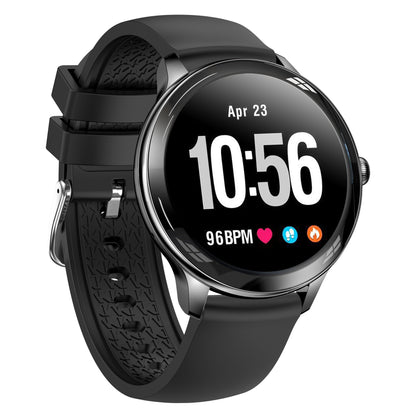 V33 Lady Smartwatch 1.09 inch Full Screen Thermometer Heart Rate Sleep Monitor Sports Bracelet, Silicone Strap