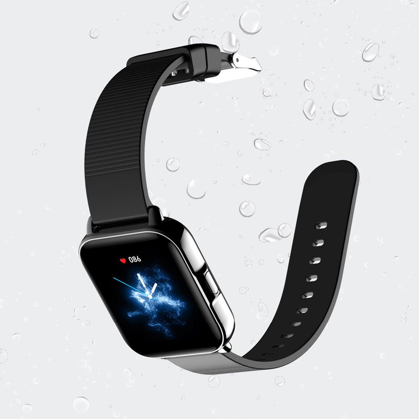 A3 1.7 inch Square Full Touch Screen Smart Watch IP67 Waterproof Sports Bracelet Supports Bluetooth Calling