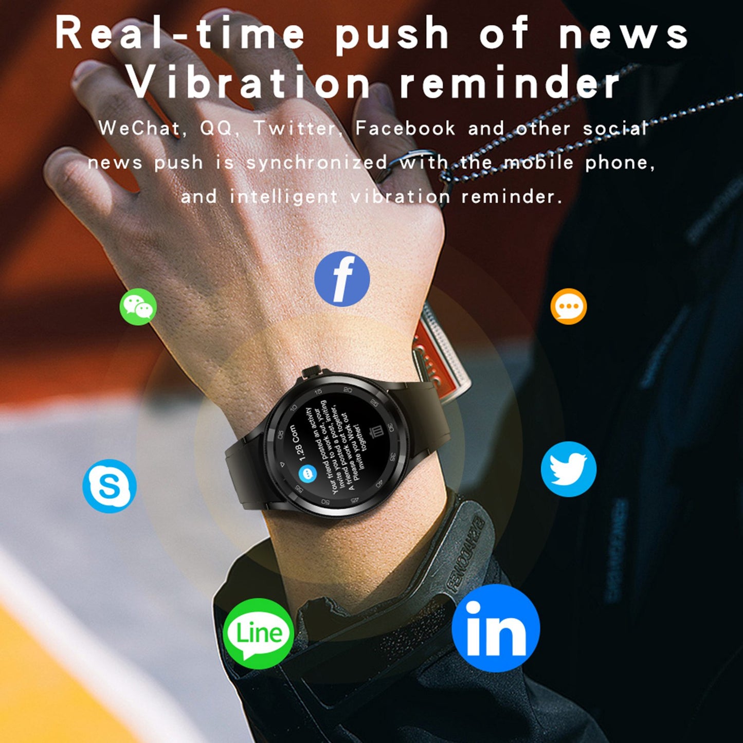 DS20 1.28 inch Full Circle Smart Watch Health Monitoring Multi-Sport Mode Fitness Bracelet Supports Bluetooth Calling IP67 Waterproof